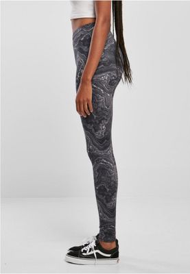 Black oil leggings