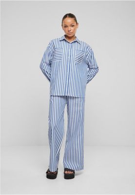 Striped women's shirt - relaxed