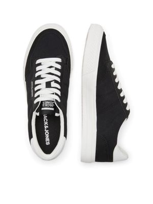 Black sneaker suede-like material