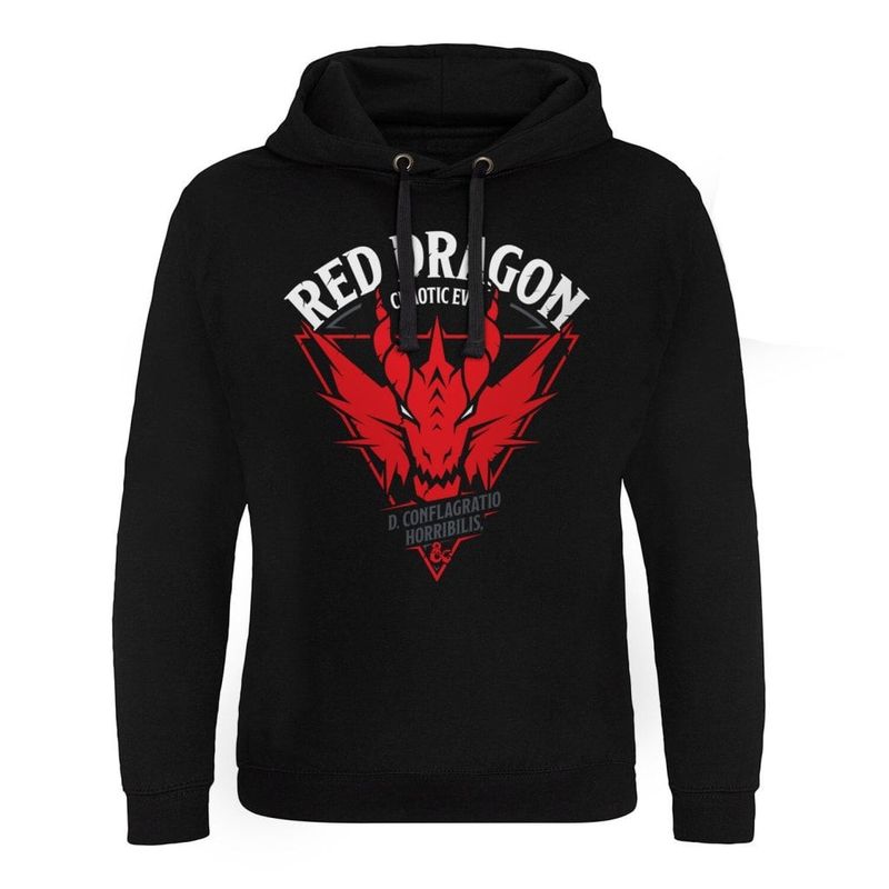 Red Dragon - Chaotic Evil Epic Hoodie Men