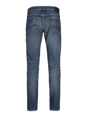 Stentvättade slim fit jeans herr - GLENN