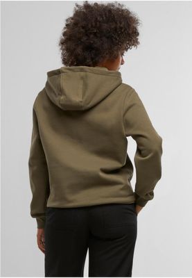 Ladies Loose Brushed Fleece Hoody