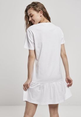 Short dress with ruffles