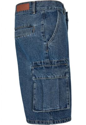 Organic cargo shorts in jeans for men