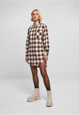 Oversize flannel dress - ladies