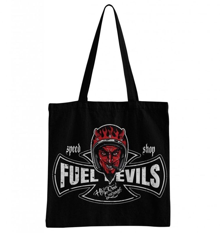 Smiling Devil Speed Shop Tote Bag