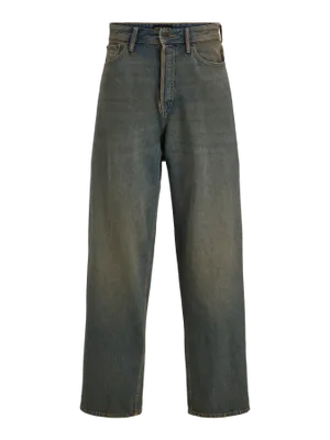 Loose fit jeans i blå denim - RON