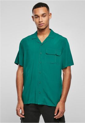 Short -sleeved shirt men's viscose
