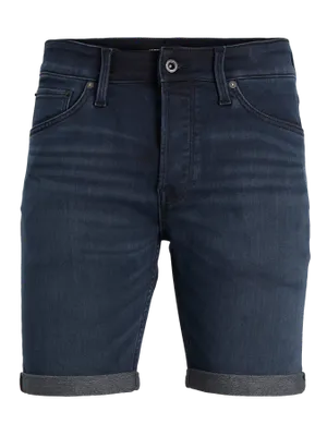 Icon moderna denimshorts med normal passform blå