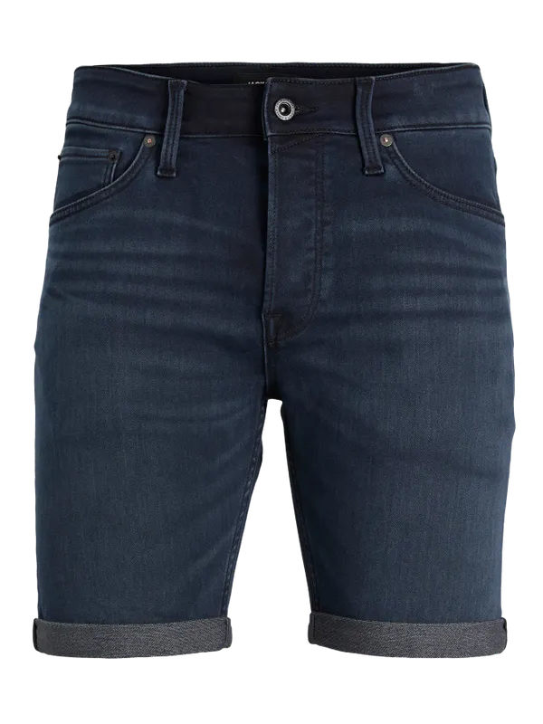 Icon moderna denimshorts med normal passform blå