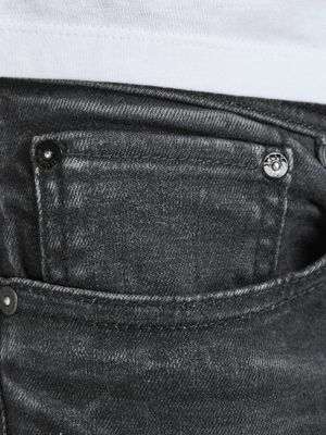 Mørkegrå straight slim fit jeans til mænd Tim