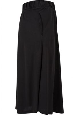Black long skirt in viscose