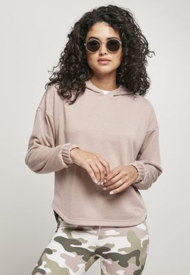 Oversized hættetrøje med lang ryg dame