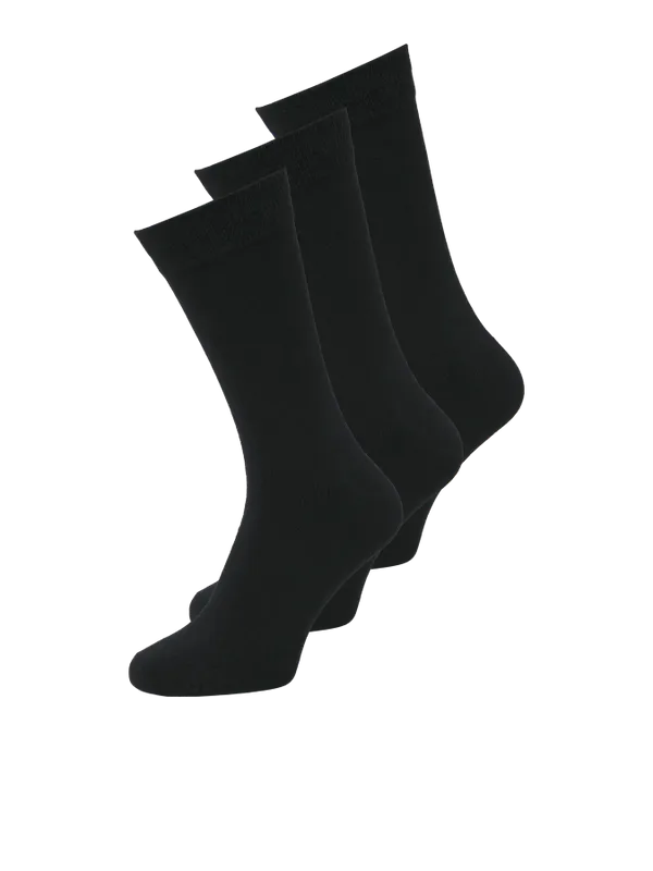 Svarta strumpor herr - 3-pack
