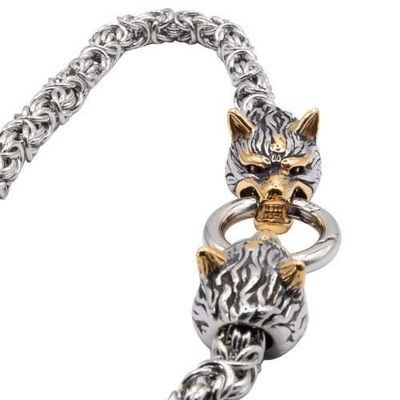 Fenris necklace with gold and silver color