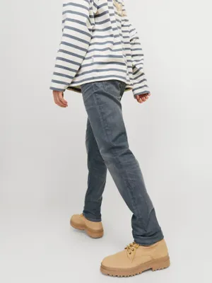 Slim fit jeans GLENN icon för herr – grey denim