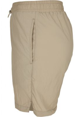 Damshorts i skrynkligt nylon