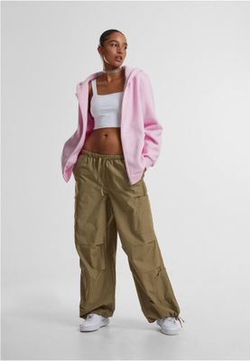 Ladies Fluffy Zip Hoody
