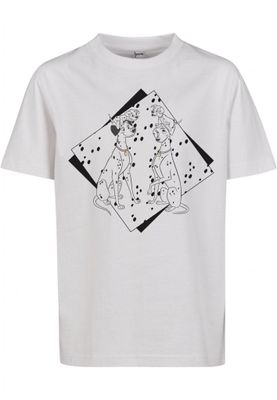 White t-shirt with Dalmatian children