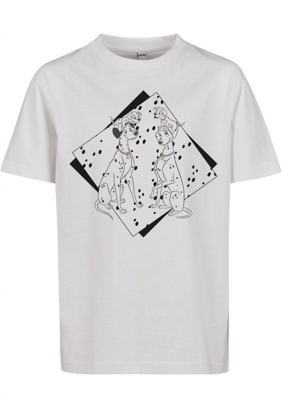 White t-shirt with Dalmatian children