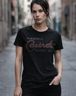 Castrol Heritage T-shirt dam i svart