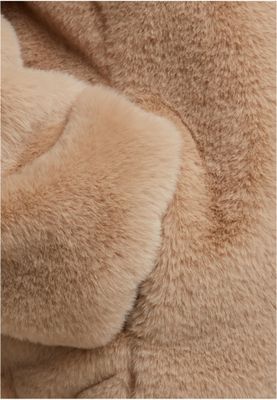 Faux Fur Huvtröja för herr – wetsand