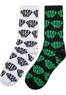 Green Day Socks 2-Pack