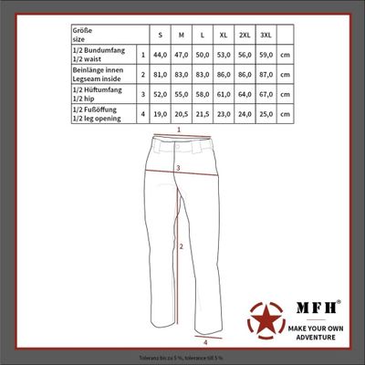 Tactical trousers with ripstop