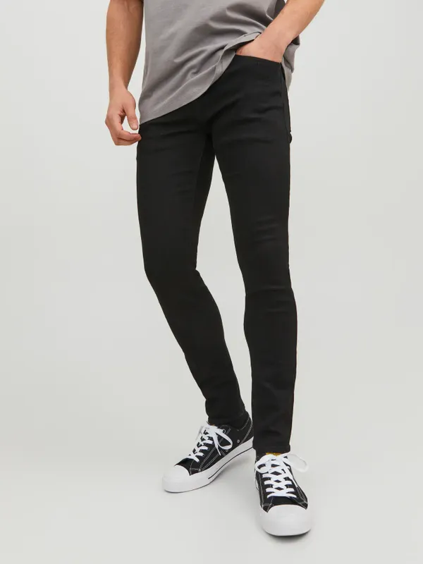 Svarta skinny fit jeans herr - LIAM
