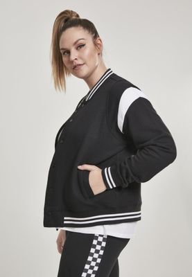 Black and white college jacket ladies