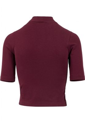 Top with turtleneck neck lady
