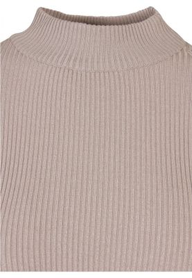 Ladies Rib Knit Turtelneck Sweater