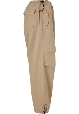 Parachute pants, also known as parachute trousers, are a type of pants that were popular in the 1980s. They are characterized by