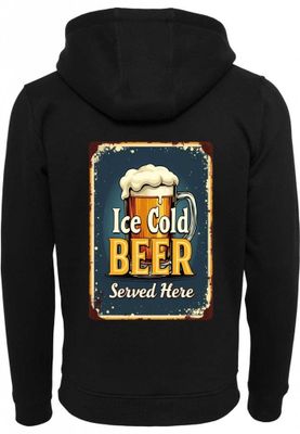 Ice cold beer served here - zipped hoodie
