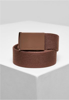 Colored Buckle Canvas Belt 2-Pack