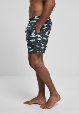 Surfing T-rex aop swimming shorts