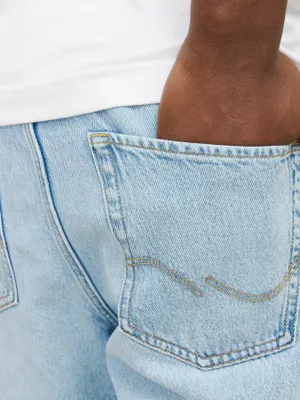 Ljusblå baggy fit jeans herr - ALEX
