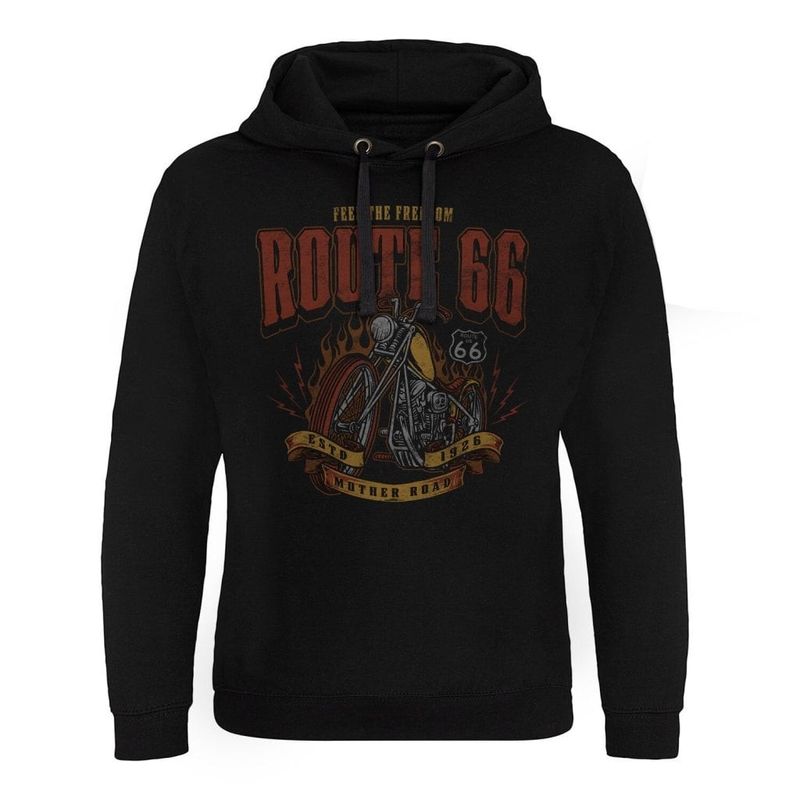 Route 66 - Golden Chopper Epic Hoodie Mand