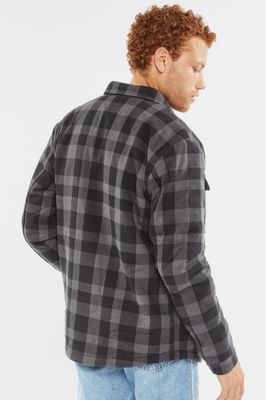 Lumberjack jacket with teddy lining