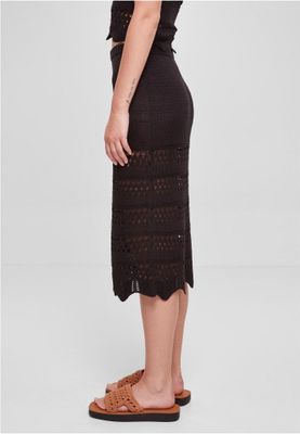 Crocheted Women's Skirt 3/4