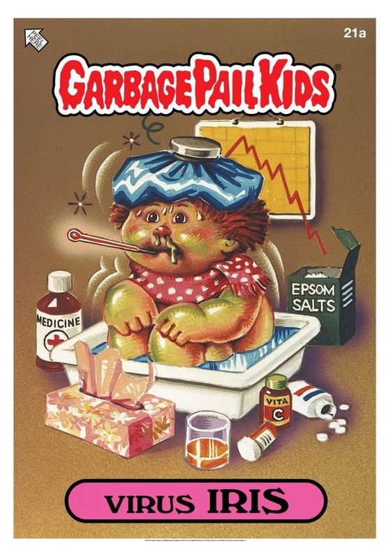 Garbage Pail Kids - Virus Iris Poster