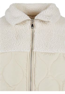 Ladies Oversized Sherpa Quilted Coat