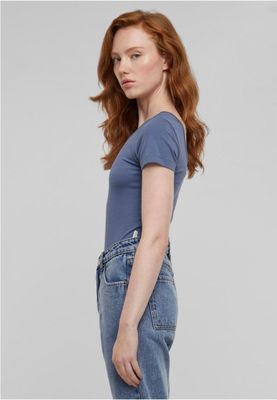 Dame bodysuit i stretchy bomuldsstof