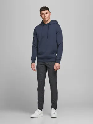 Klassisk hoodie herr