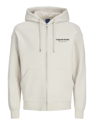 Ziphoodie med 3D-logga