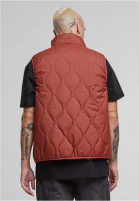 Stylish Olive Green Quilted Vest for Men