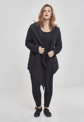 Cardigan with large hood lady