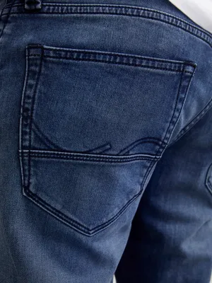 Tapered fit jeans med tvättad design - MIKE