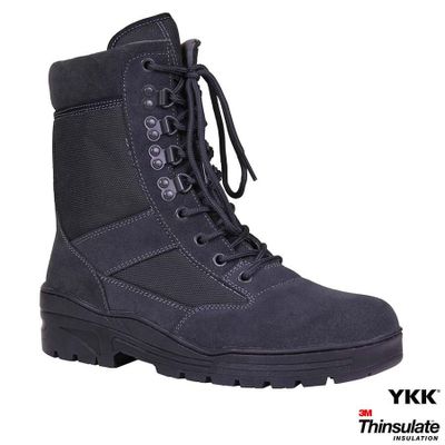 Combat boots YKK zipper