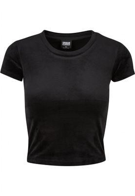 Short velvet top for ladies